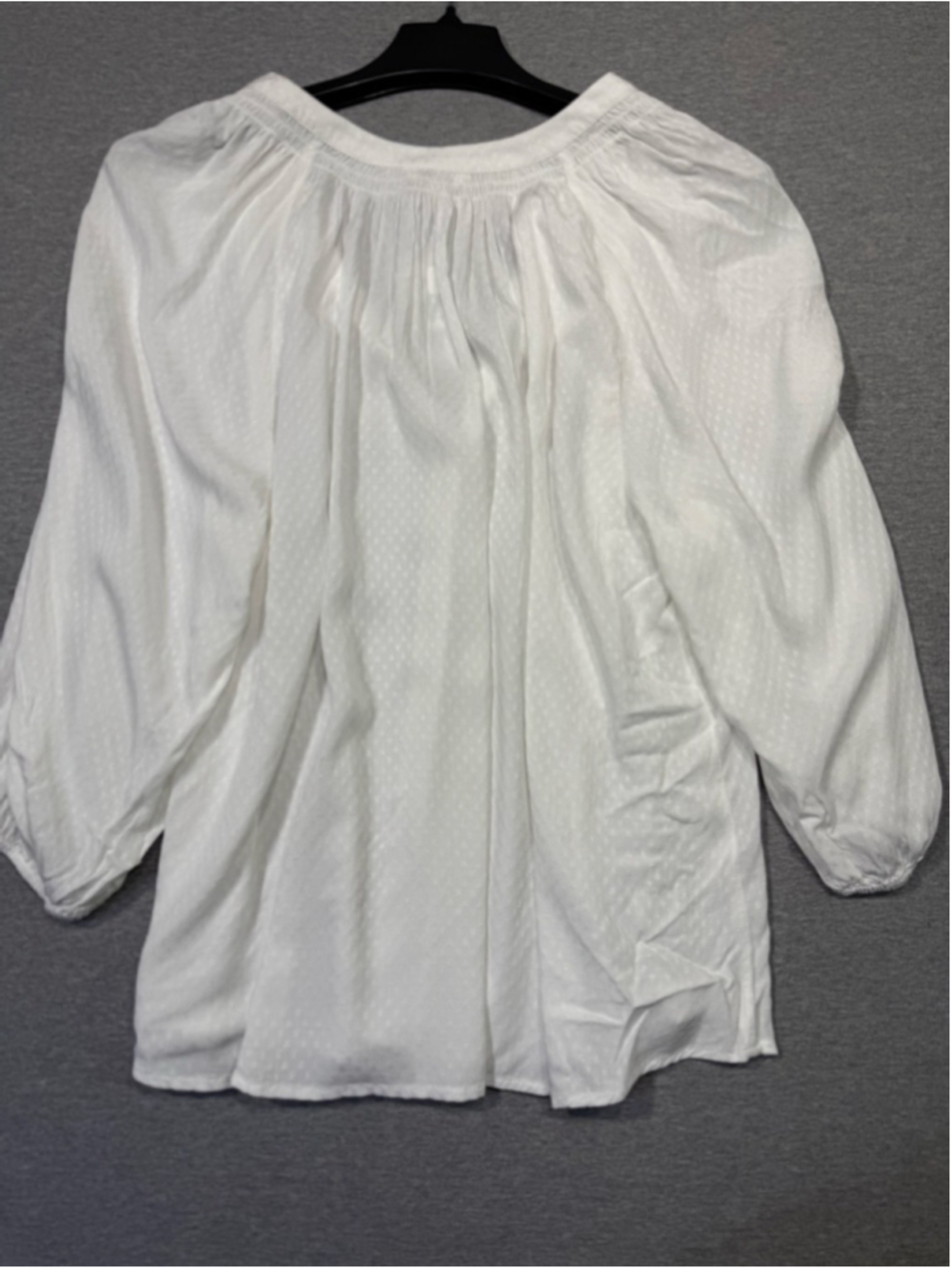 Women's Crown & Ivy White Blouse Plus Size 1X NWT - Picture 5 of 5